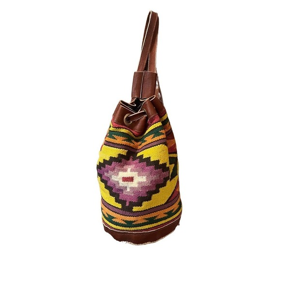 Brown Kilim Handbag - Picture 1 of 9